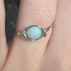 Silver Ring (Adventurine?)
